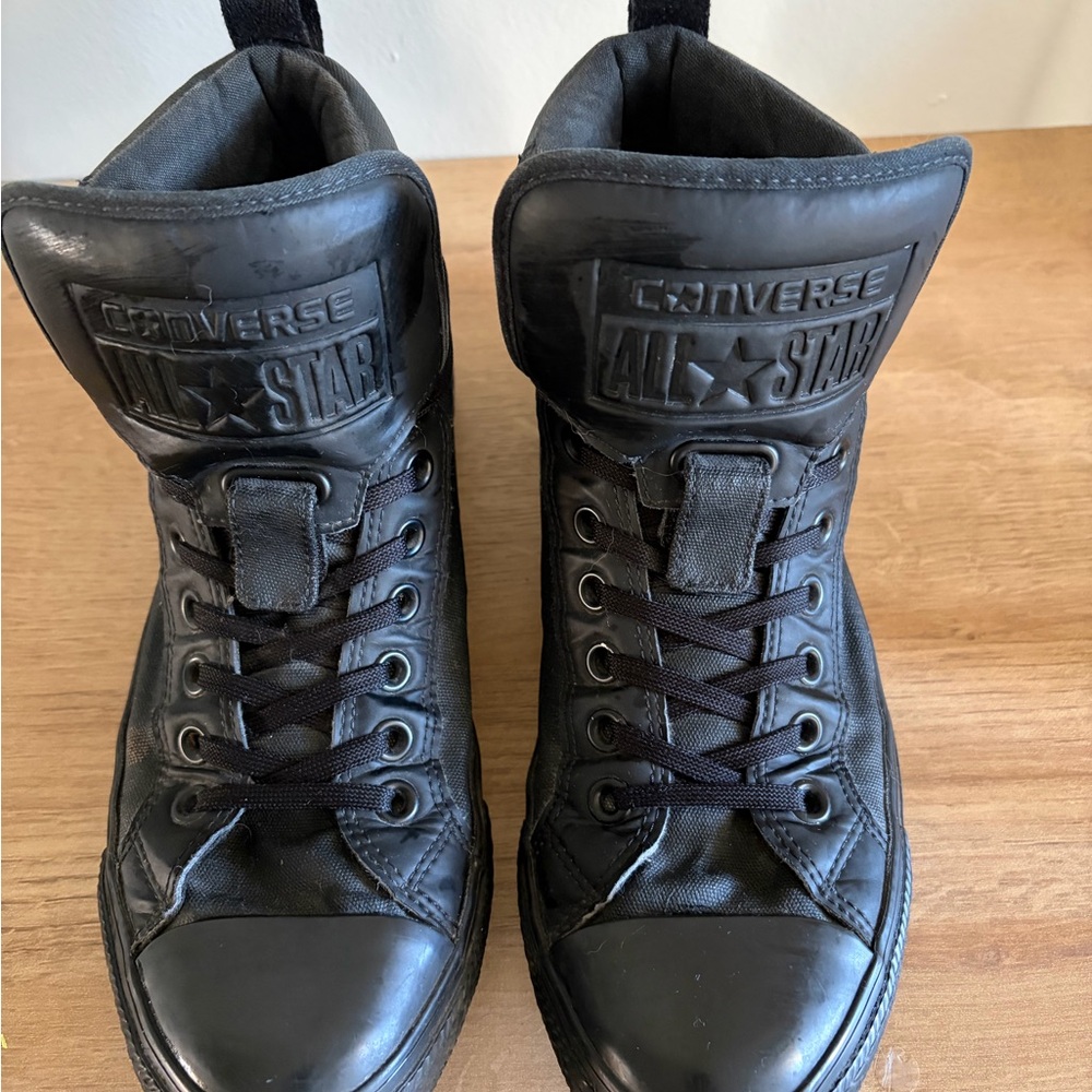 Antique Black High-Top Sneakers